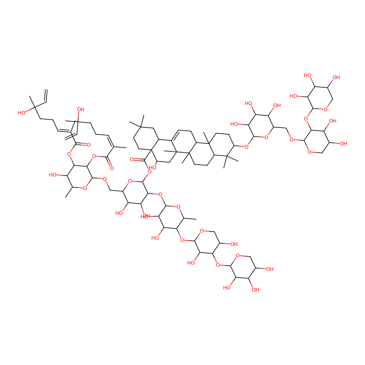 Gleditsioside F molecular structure, CAS 225524-86-7