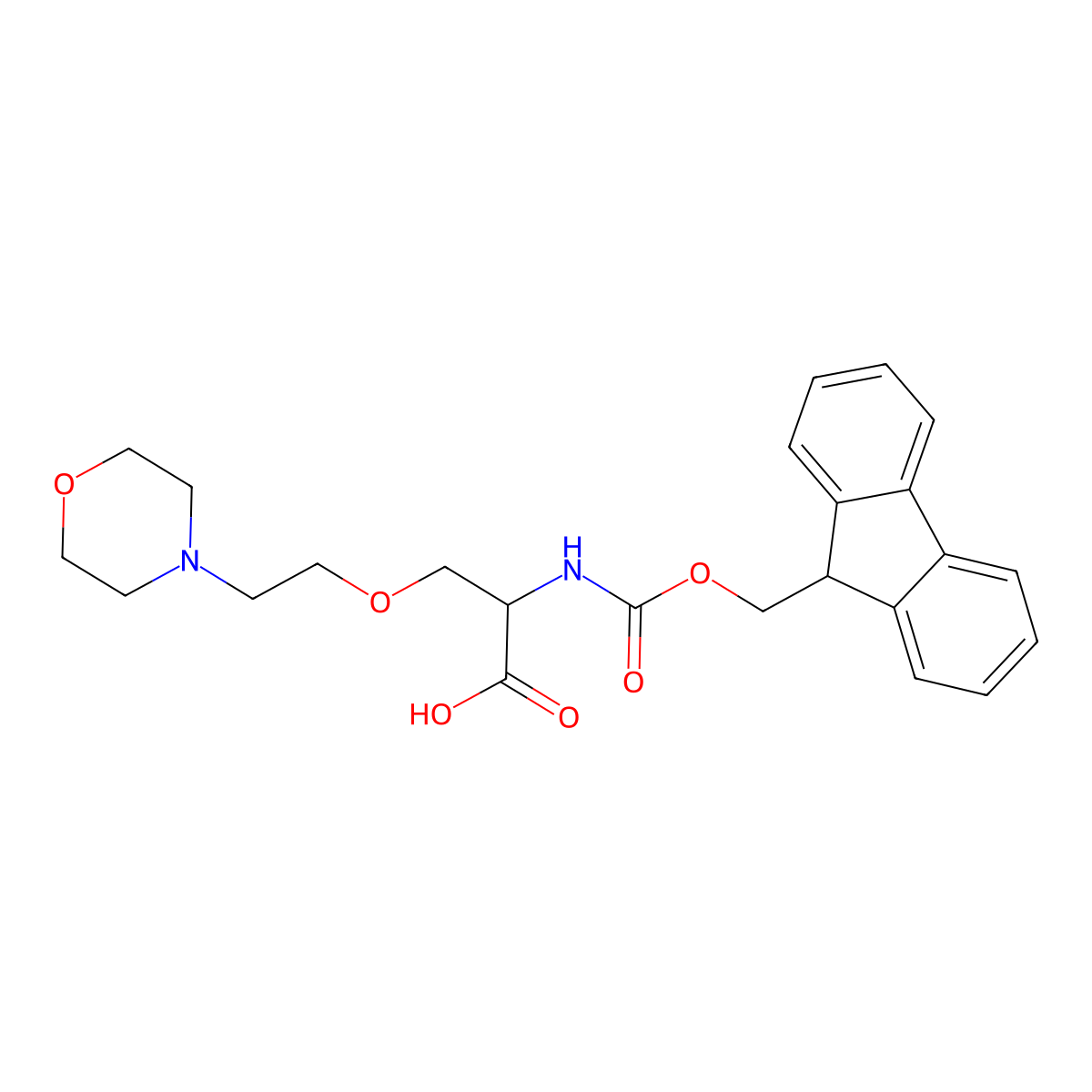 Fmoc-Semor-OH molecular structure, CAS 2255321-54-9