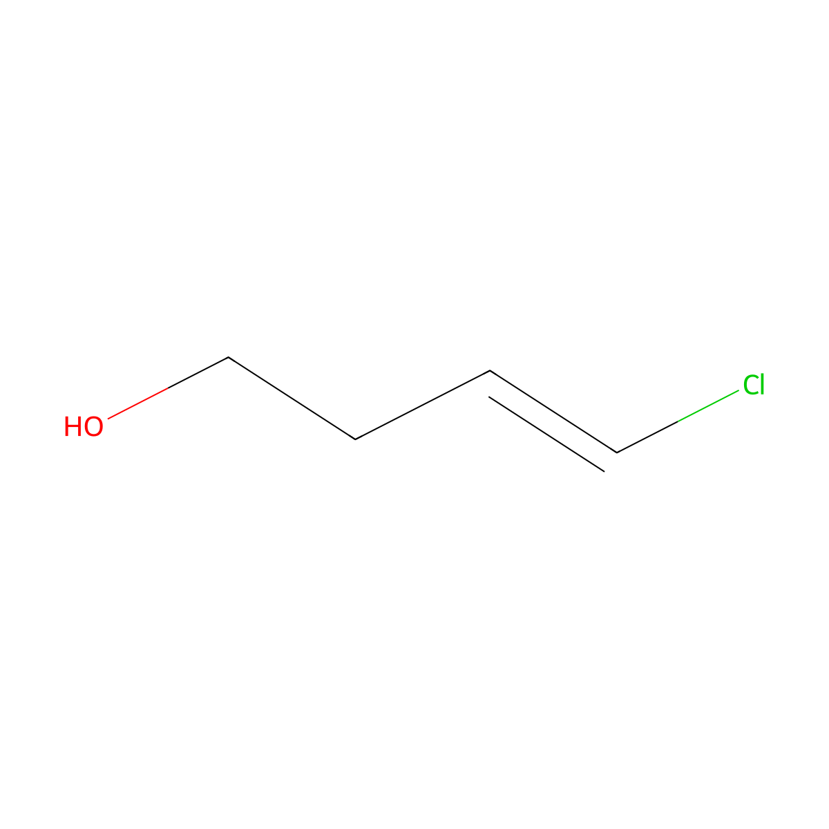 4-Chlorobut-3-en-1-ol molecular structure, CAS 2255329-75-8