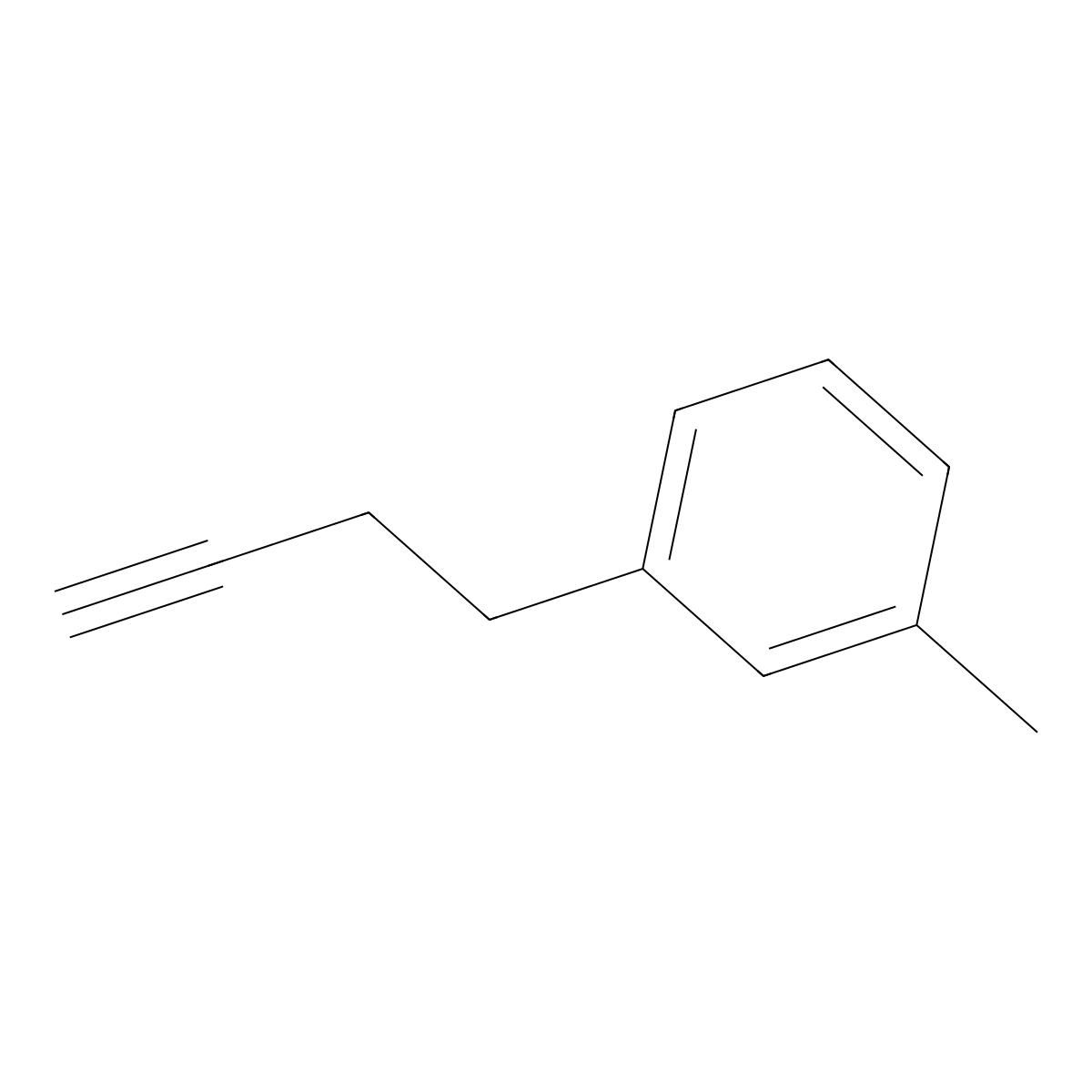 1-(But-3-yn-1-yl)-3-methylbenzene molecular structure, CAS 22557-03-5