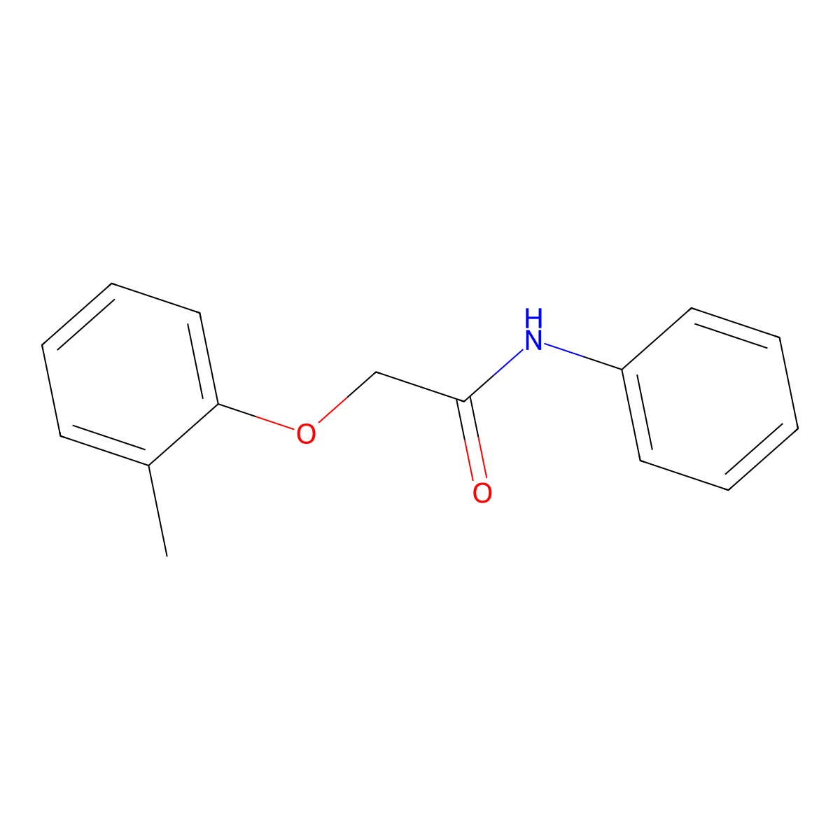 2-(2-methylphenoxy)-N-phenylacetamide molecular structure, CAS 22560-44-7