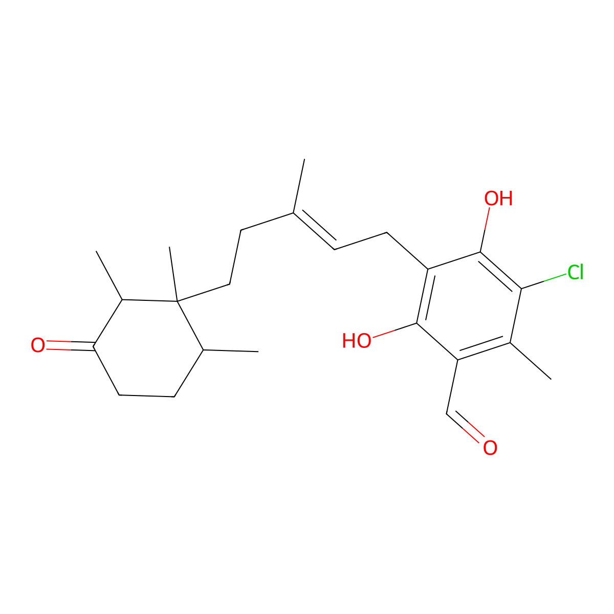 Ilicicolin C molecular structure, CAS 22562-67-0