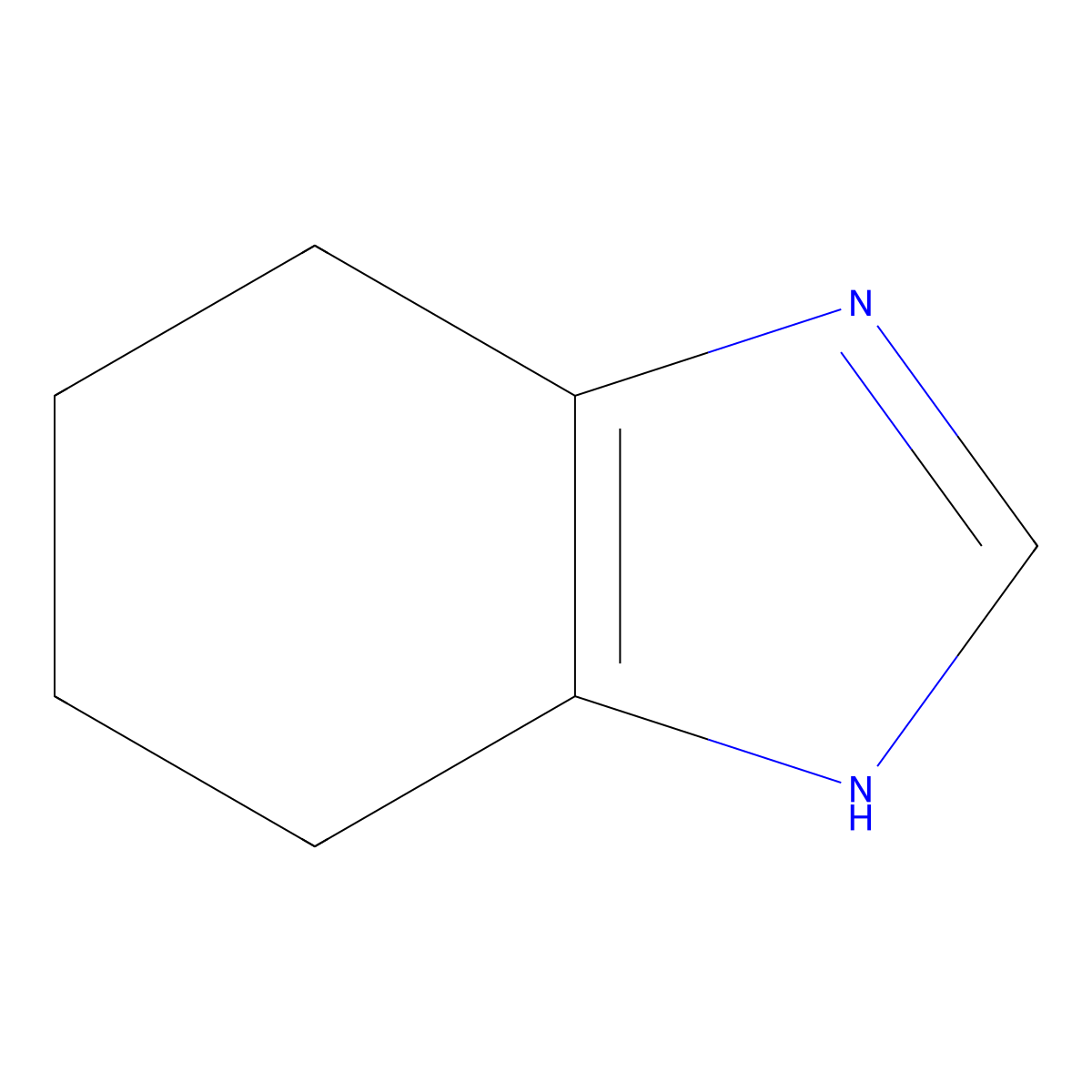 4,5,6,7-Tetrahydro-1H-benzimidazole molecular structure, CAS 225647-12-1