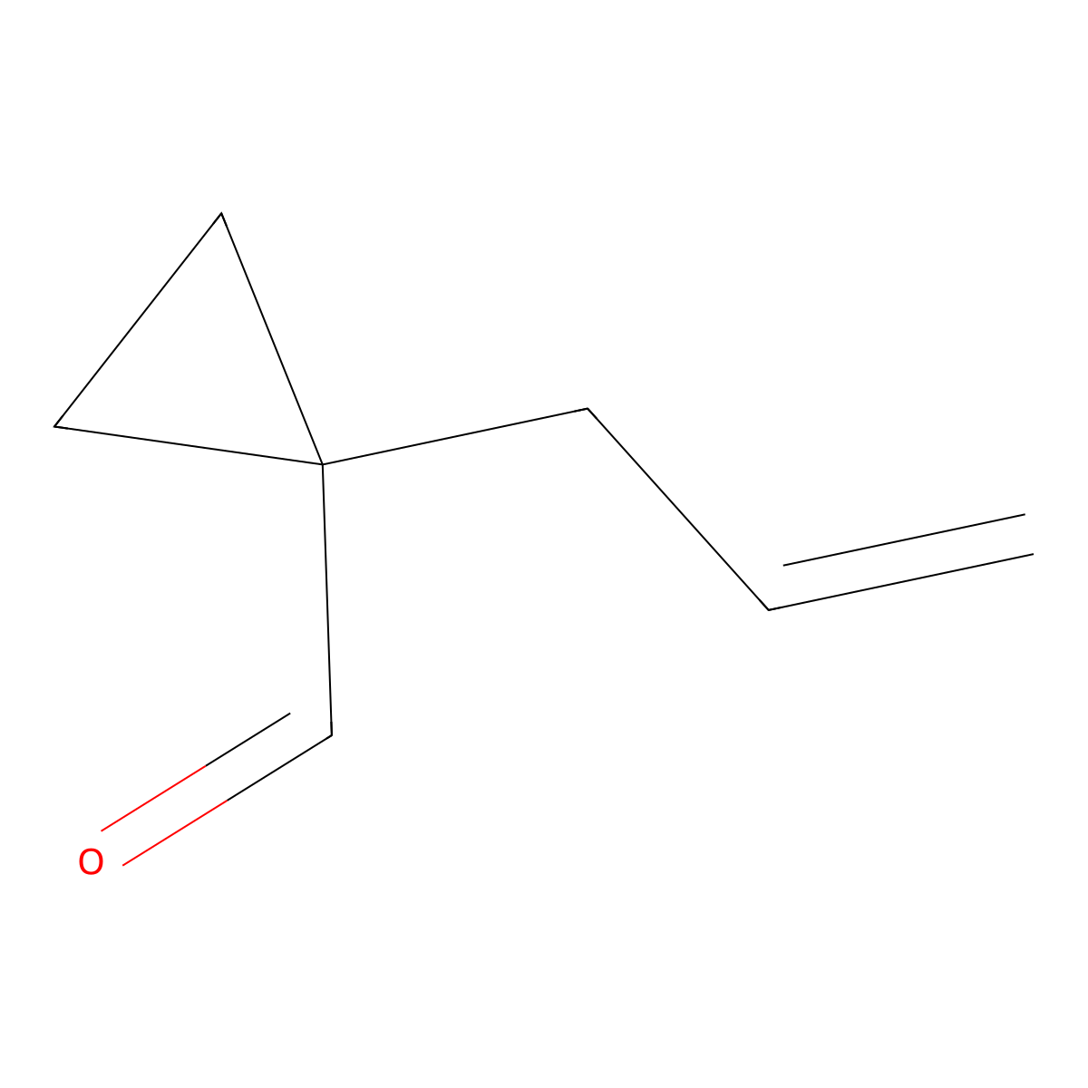 1-(Prop-2-EN-1-YL)cyclopropane-1-carbaldehyde molecular structure, CAS 22566-27-4