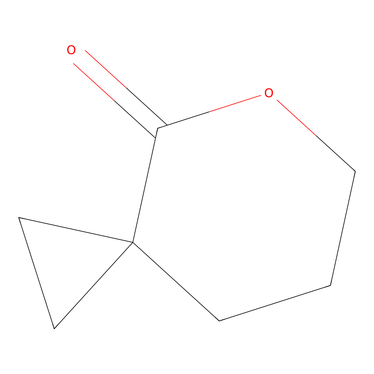 5-Oxaspiro(2.5)octan-4-one molecular structure, CAS 22566-31-0