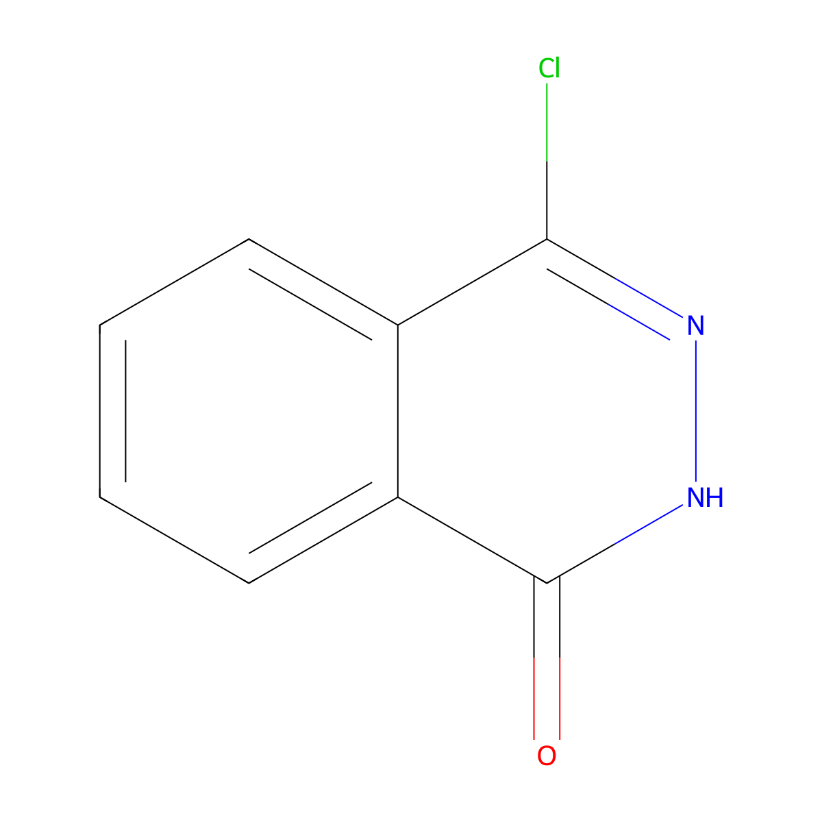 4-chlorophthalazin-1(2H)-one molecular structure, CAS 2257-69-4