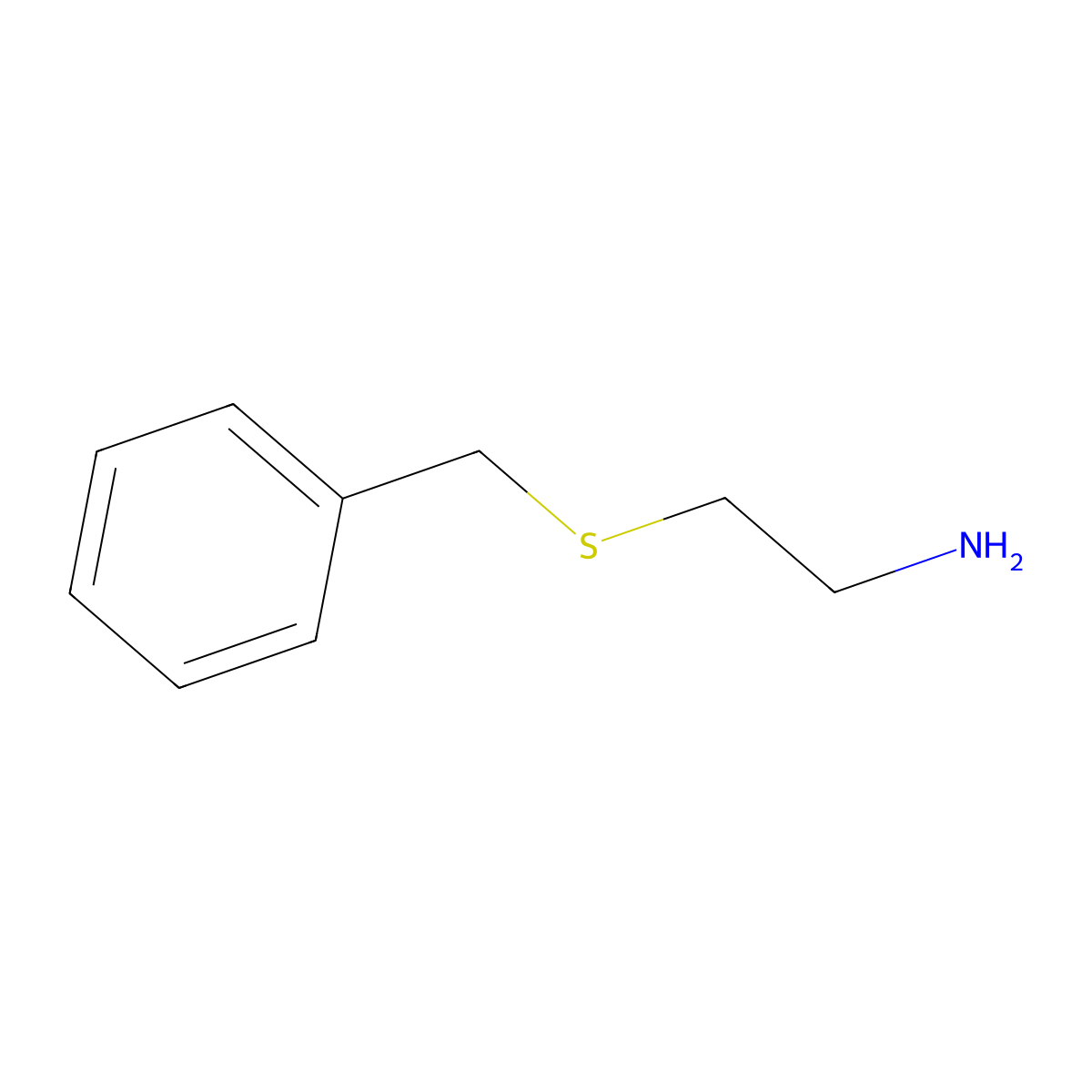 2-(Benzylsulfanyl)ethan-1-amine molecular structure, CAS 22572-33-4