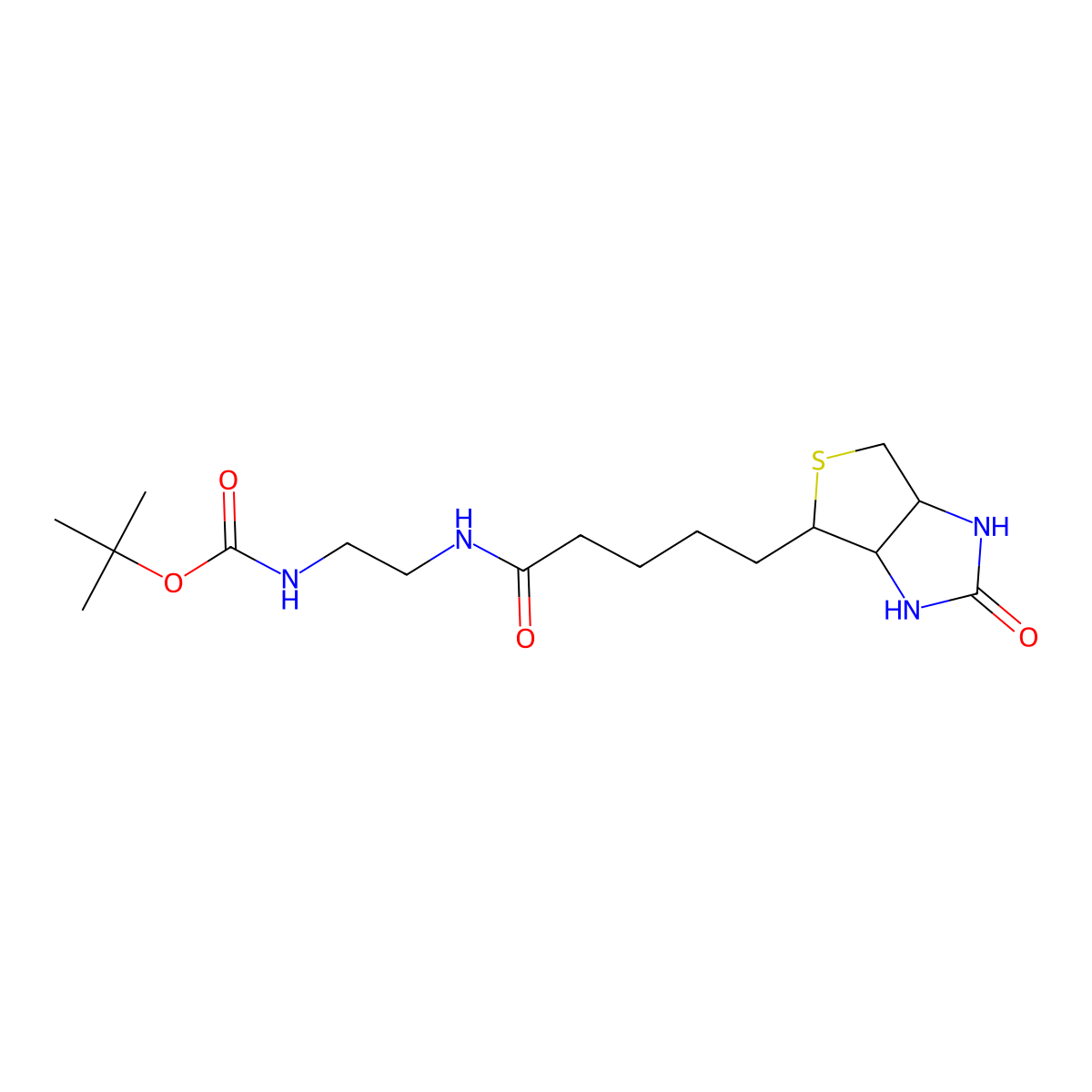 N-Boc-Biotinylethylenediamine molecular structure, CAS 225797-46-6