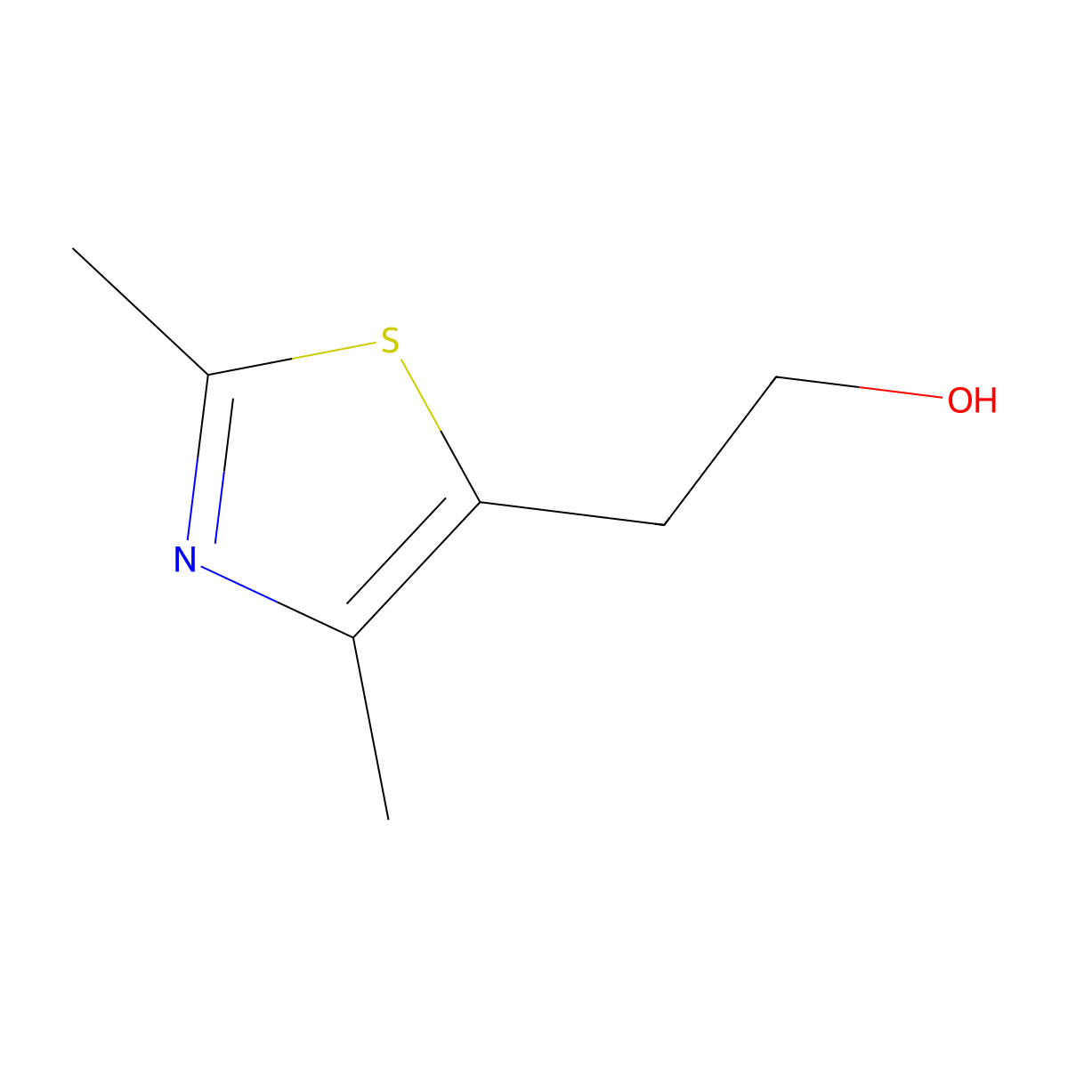 2-(2,4-Dimethylthiazol-5-yl)ethanol molecular structure, CAS 2258-19-7