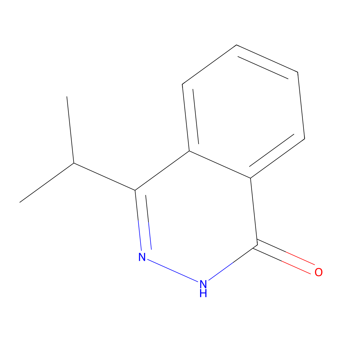 4-isopropylphthalazin-1(2H)-one molecular structure, CAS 2258-87-9