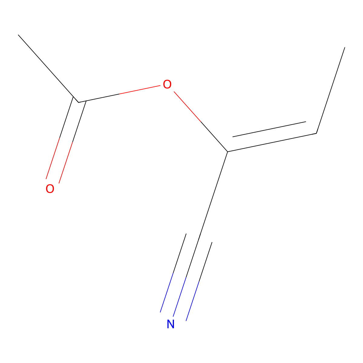 1-Cyanoprop-1-enyl acetate molecular structure, CAS 22581-05-1