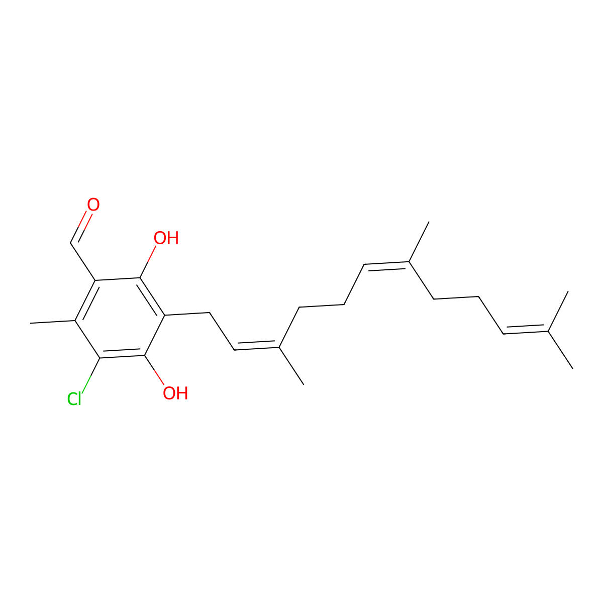 Ilicicolin A molecular structure, CAS 22581-06-2