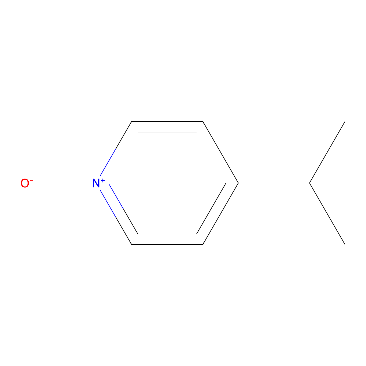 4-Isopropyl-pyridine 1-oxide molecular structure, CAS 22581-87-9