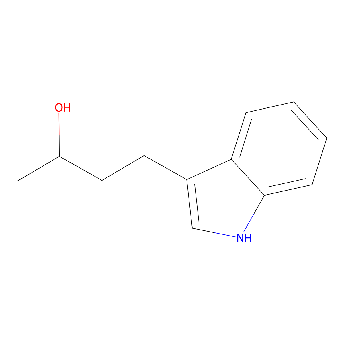 4-(1H-indol-3-yl)butan-2-ol molecular structure, CAS 22582-69-0