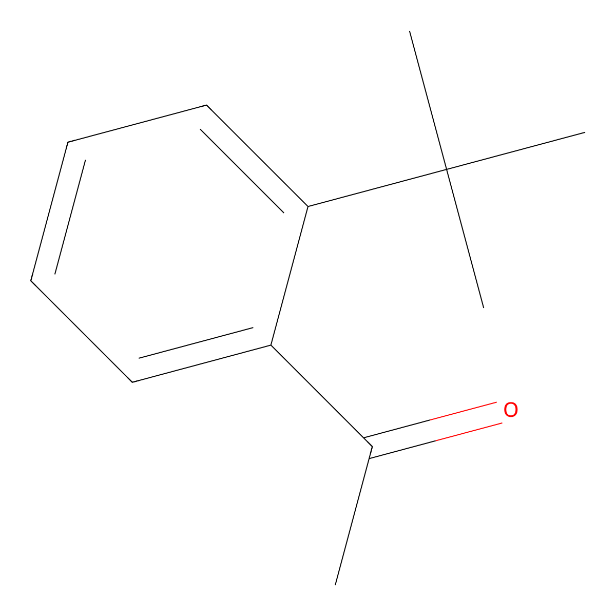 1-(2-tert-Butylphenyl)ethan-1-one molecular structure, CAS 22583-61-5