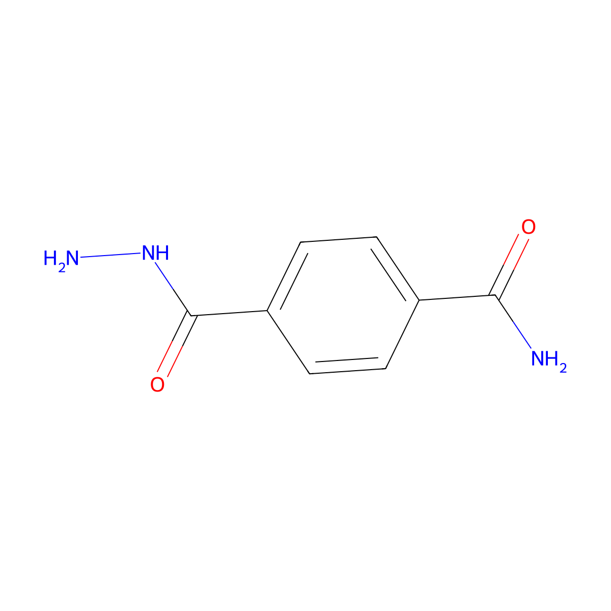 4-(Hydrazinecarbonyl)benzamide molecular structure, CAS 22590-92-7