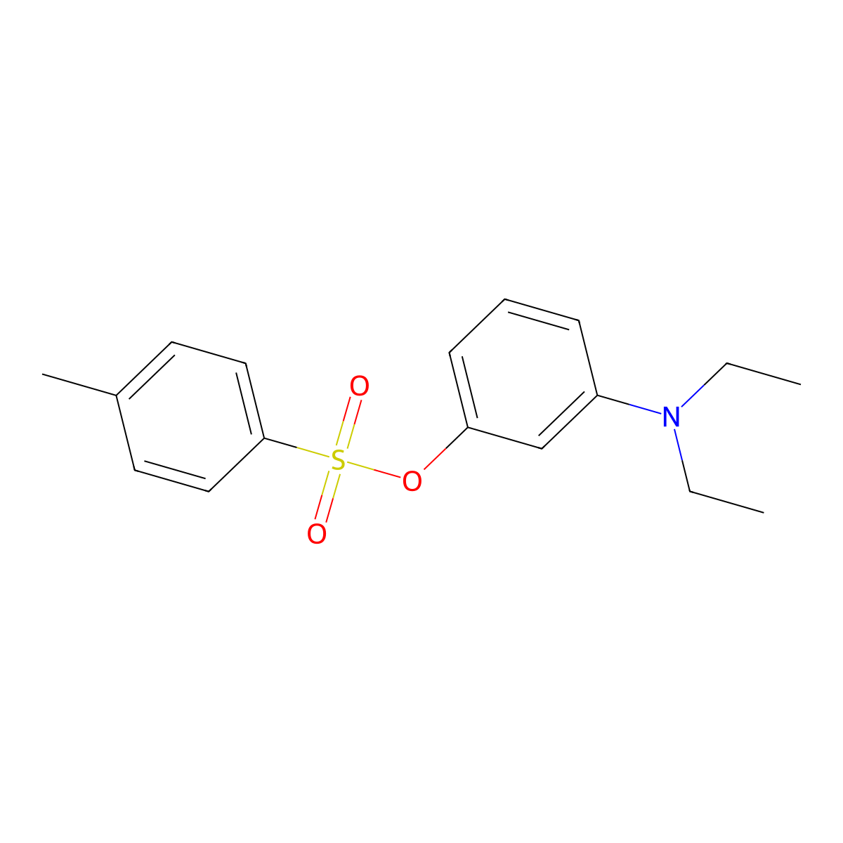 3-(Diethylamino)phenyl 4-methylbenzene-1-sulfonate molecular structure, CAS 2259293-70-2
