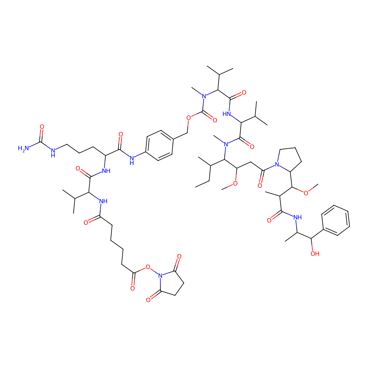 SC-VC-Pab-mmae molecular structure, CAS 2259318-46-0