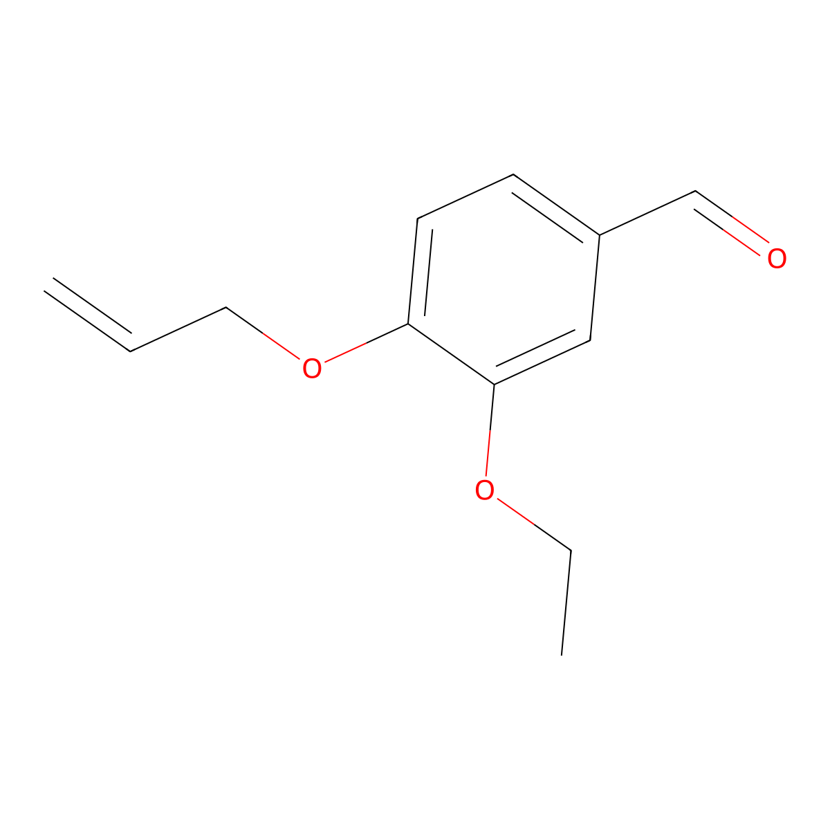 4-(Allyloxy)-3-ethoxybenzaldehyde molecular structure, CAS 225939-36-6