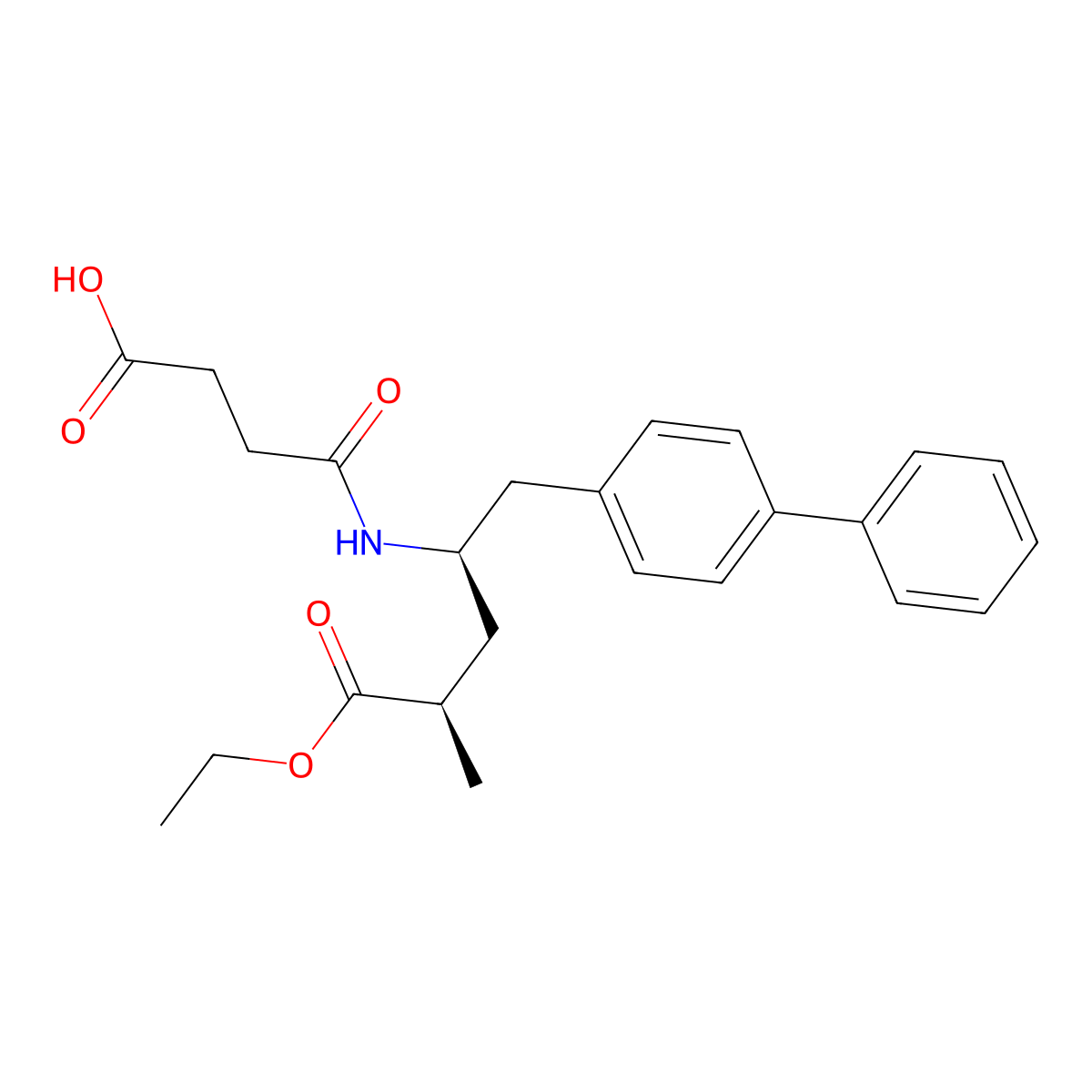 2R,4R-Sacubitril molecular structure, CAS 2259708-00-2