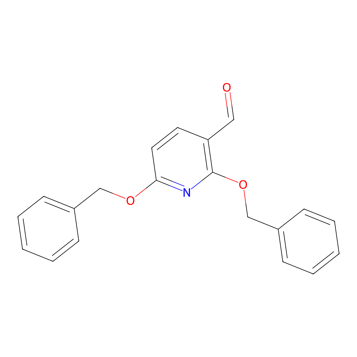 2,6-Bis(benzyloxy)nicotinaldehyde molecular structure, CAS 2259853-00-2