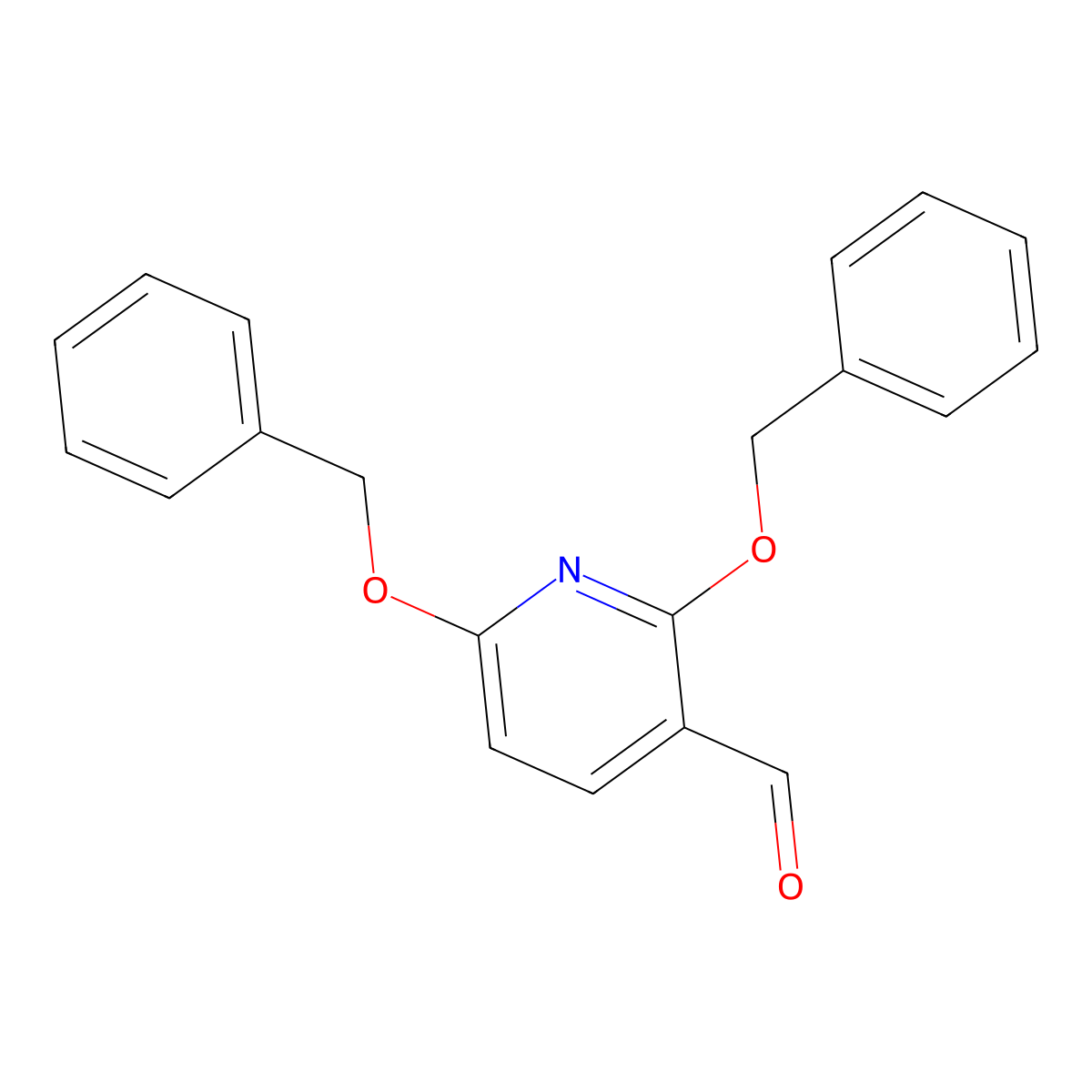 2,6-Bis(benzyloxy)nicotinaldehyde molecular structure, CAS 2259853-00-2