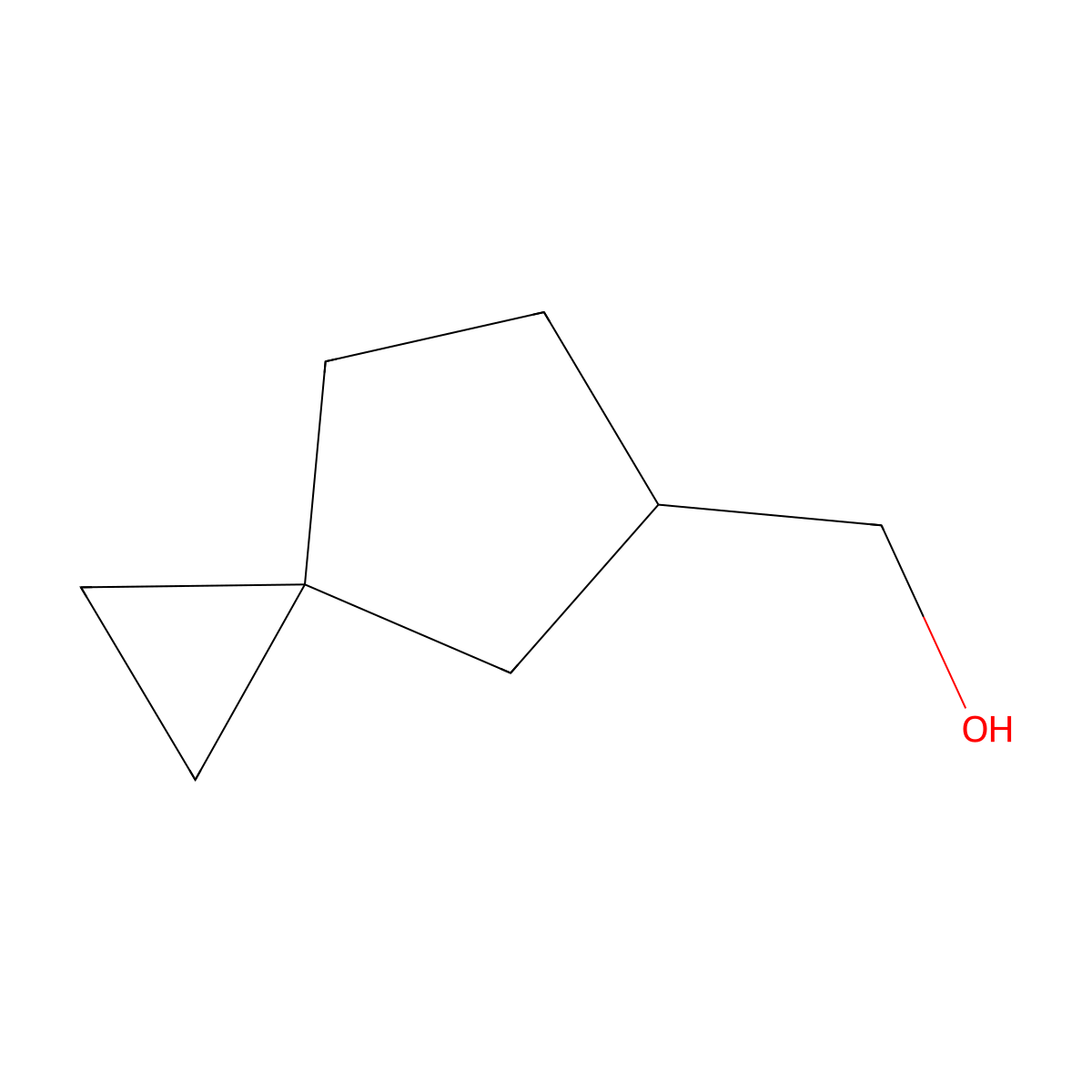 {Spiro[2.4]heptan-5-yl}methanol molecular structure, CAS 2259876-49-6