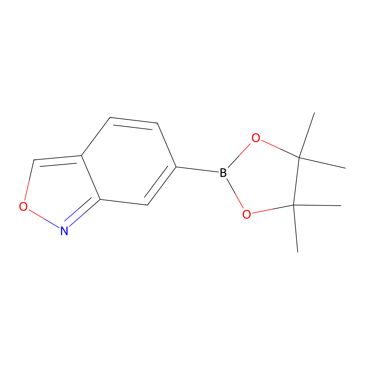 6-(4,4,5,5-Tetramethyl-1,3,2-dioxaborolan-2-yl)-2,1-benzoxazole molecular structure, CAS 2259877-35-3
