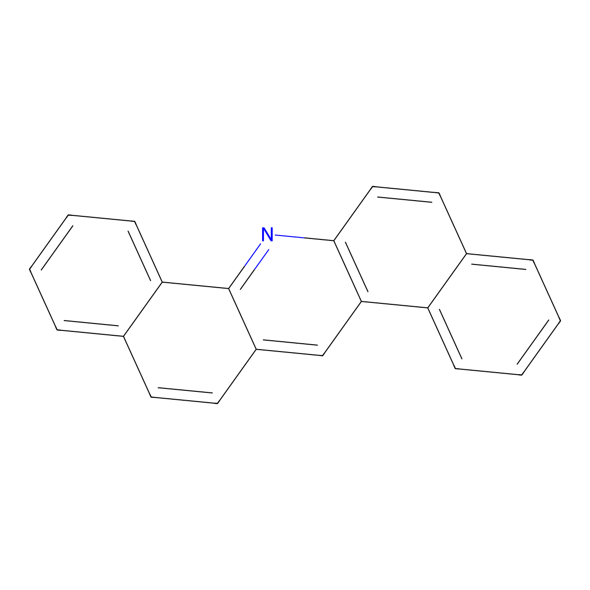 DIBENZ(a,h)ACRIDINE molecular structure, CAS 226-36-8