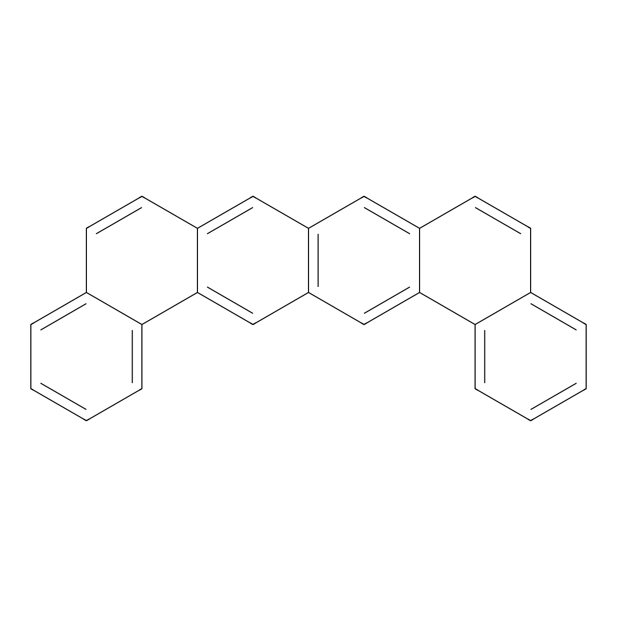 Dibenzo(a,l)naphthacene molecular structure, CAS 226-86-8
