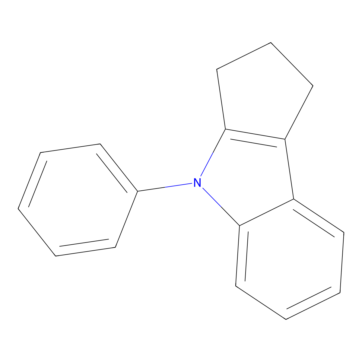 4-Phenyl-1,2,3,4-tetrahydrocyclopenta[b]indole molecular structure, CAS 226066-81-5