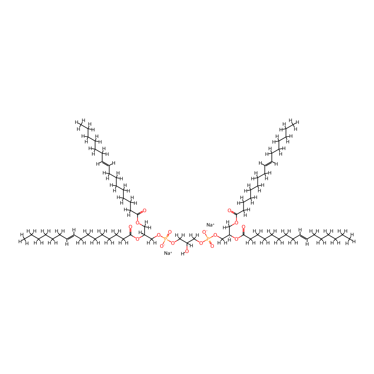 16:1 Cardiolipin Sodium salt molecular structure, CAS 2260669-34-7