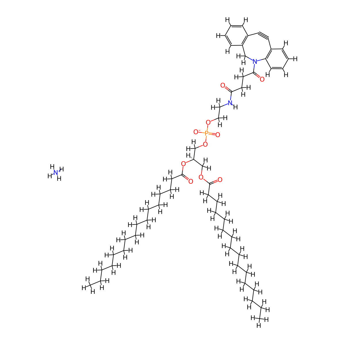 16:0 Dbco PE molecular structure, CAS 2260670-42-4