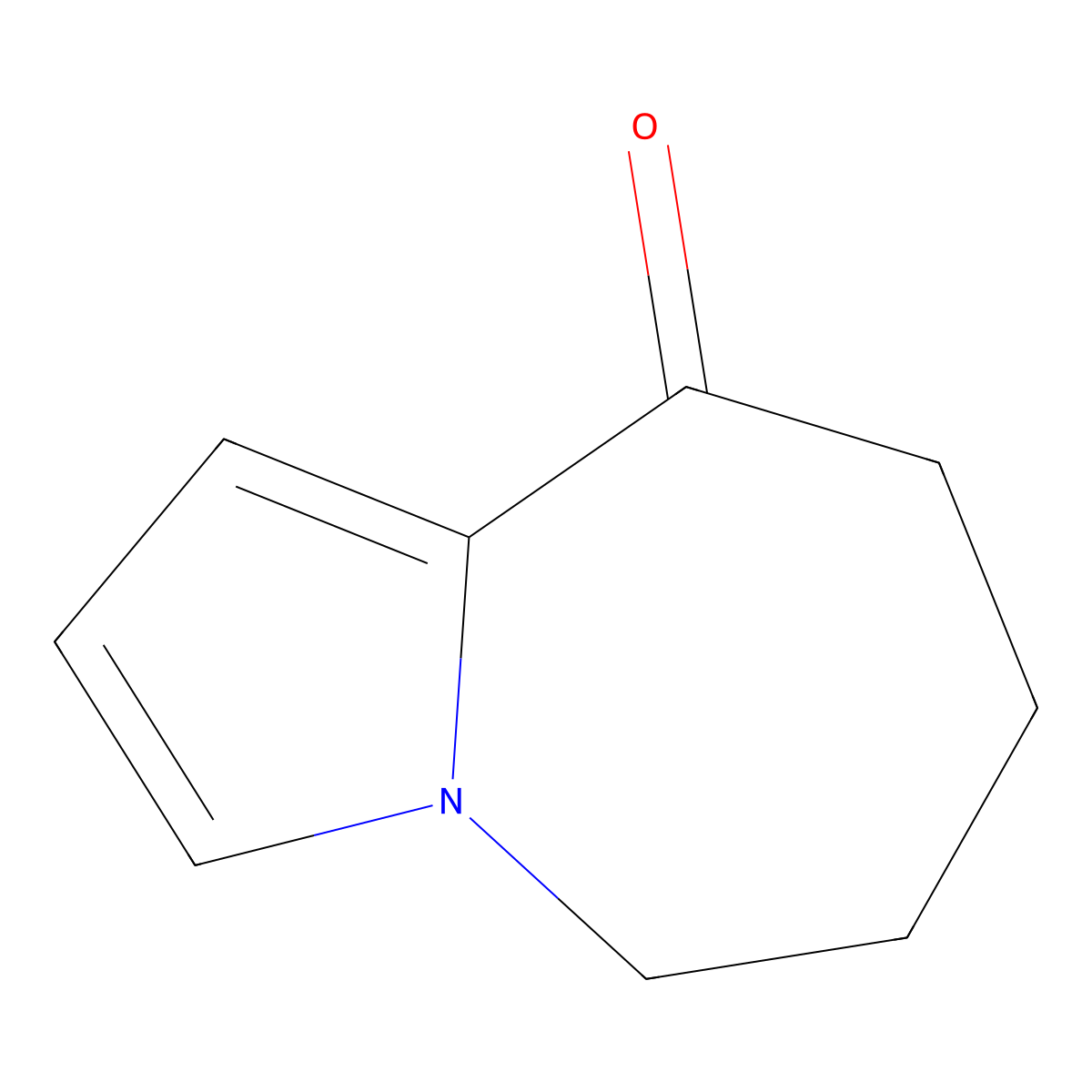 7,8-Dihydro-5H-pyrrolo[1,2-a]azepin-9(6H)-one molecular structure, CAS 22607-51-8
