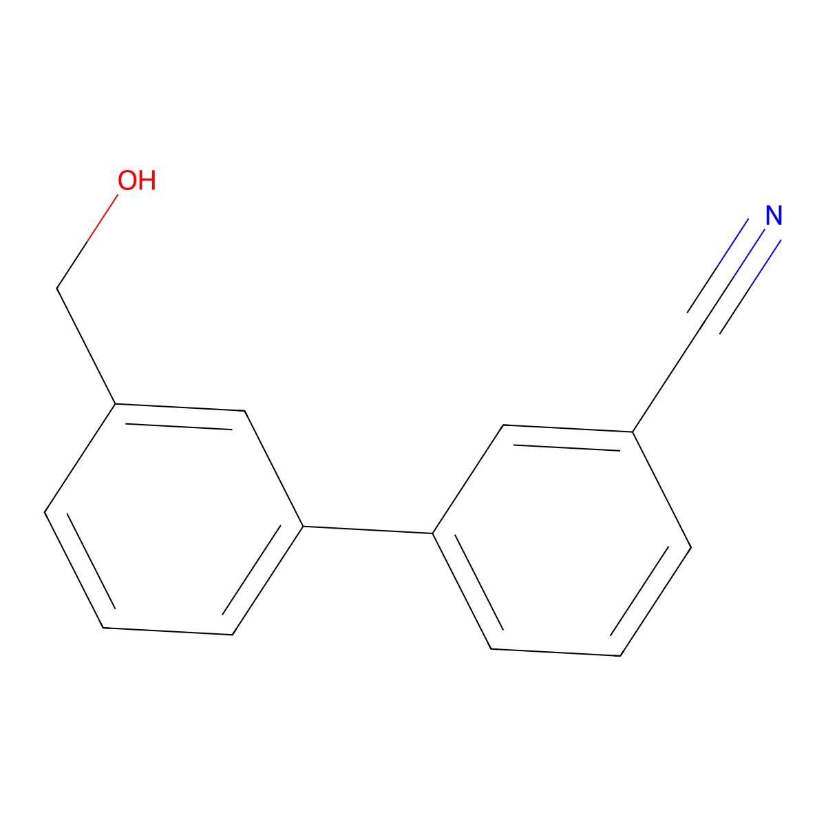3-(3-Cyanophenyl)benzyl alcohol molecular structure, CAS 226070-51-5