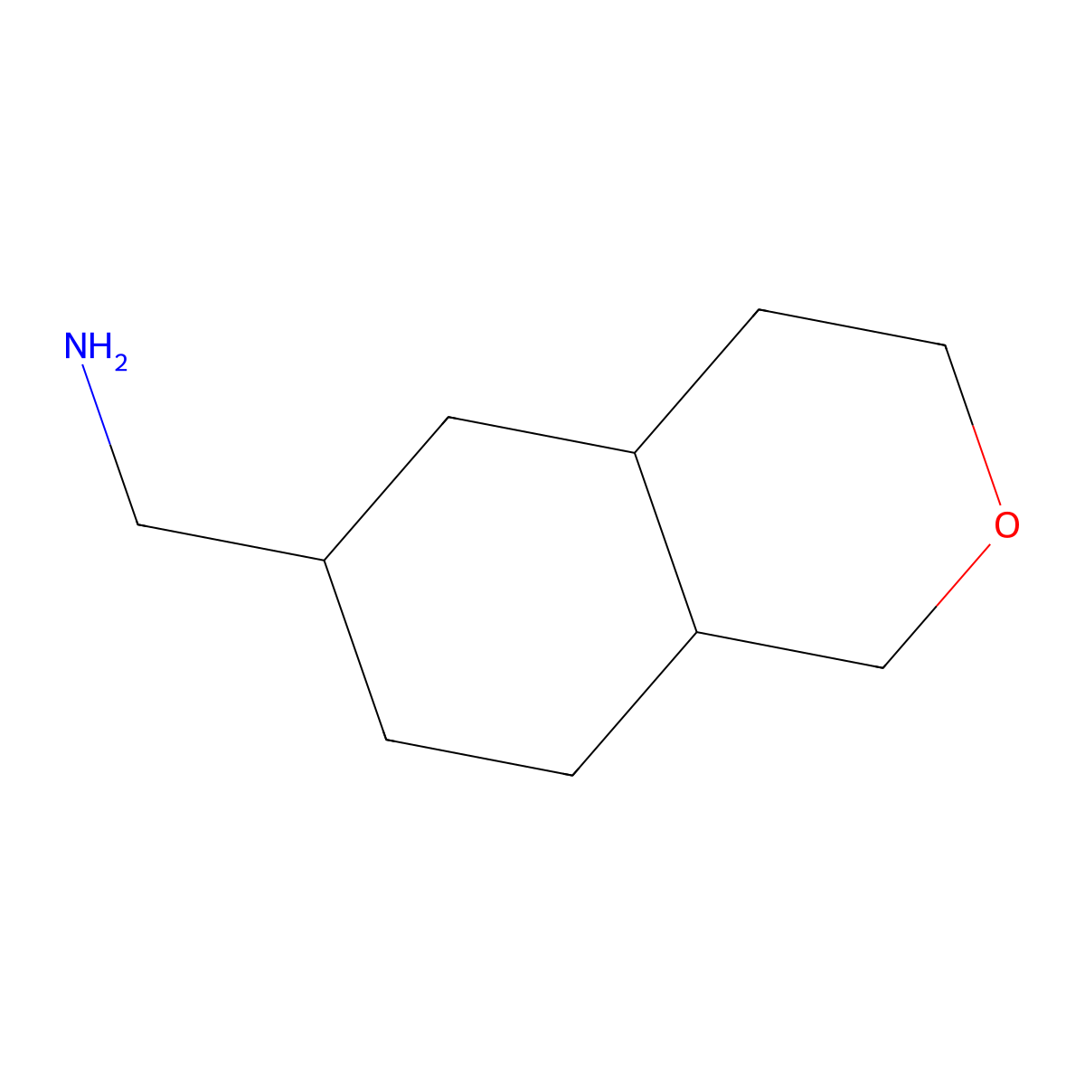 1-(octahydro-1H-2-benzopyran-6-yl)methanamine molecular structure, CAS 2260931-93-7