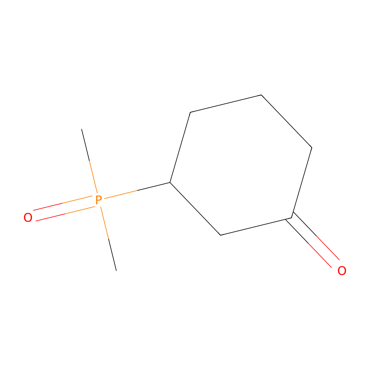 3-(Dimethylphosphoryl)cyclohexan-1-one molecular structure, CAS 2260932-29-2