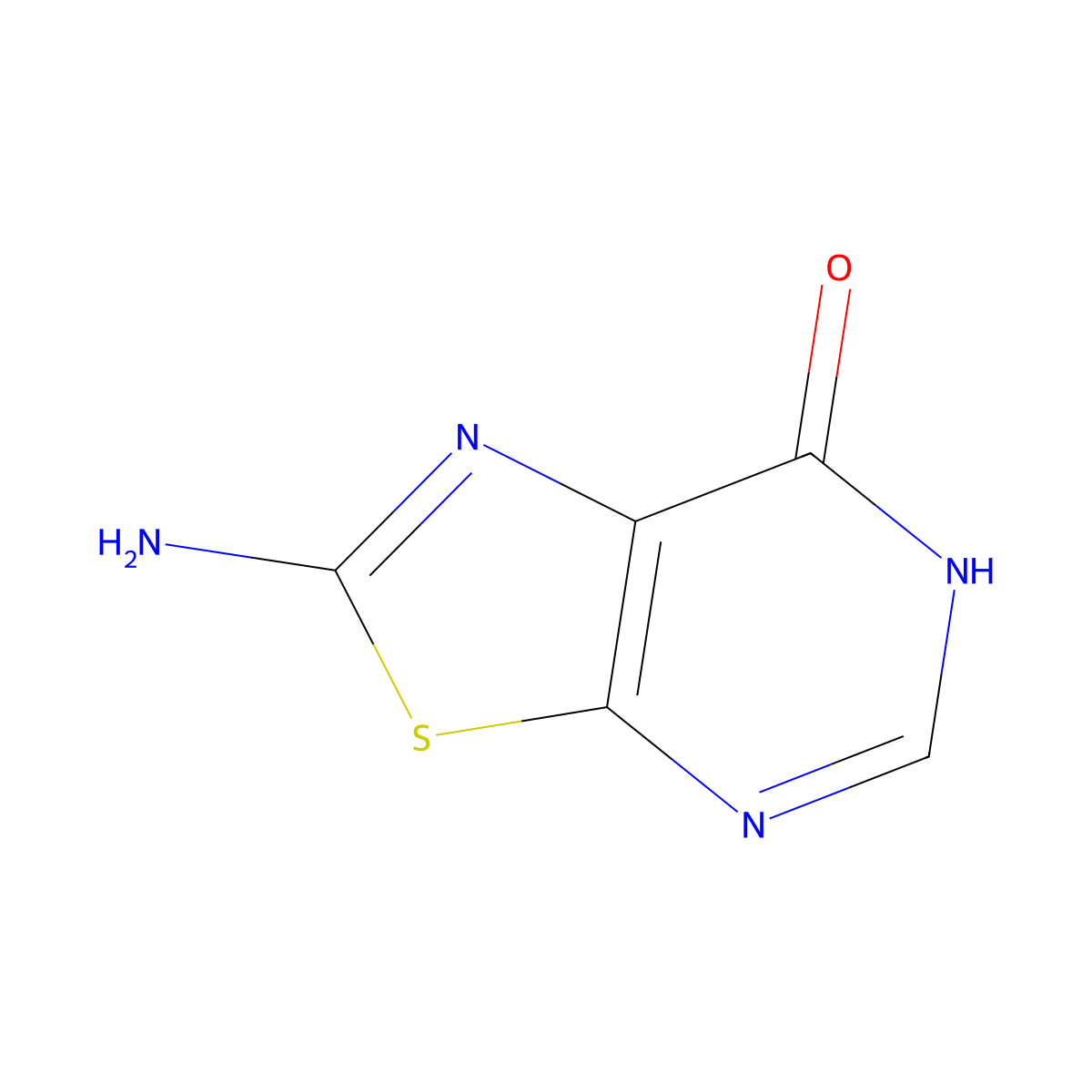 2-Amino-[1,3]thiazolo[5,4-d]pyrimidin-7-ol molecular structure, CAS 2260932-69-0