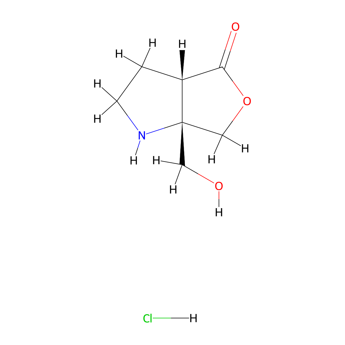 rac-(3aR,6aR)-6a-(hydroxymethyl)-hexahydro-1H-furo[3,4-b]pyrrol-4-onehydrochloride molecular structure, CAS 2260933-49-9