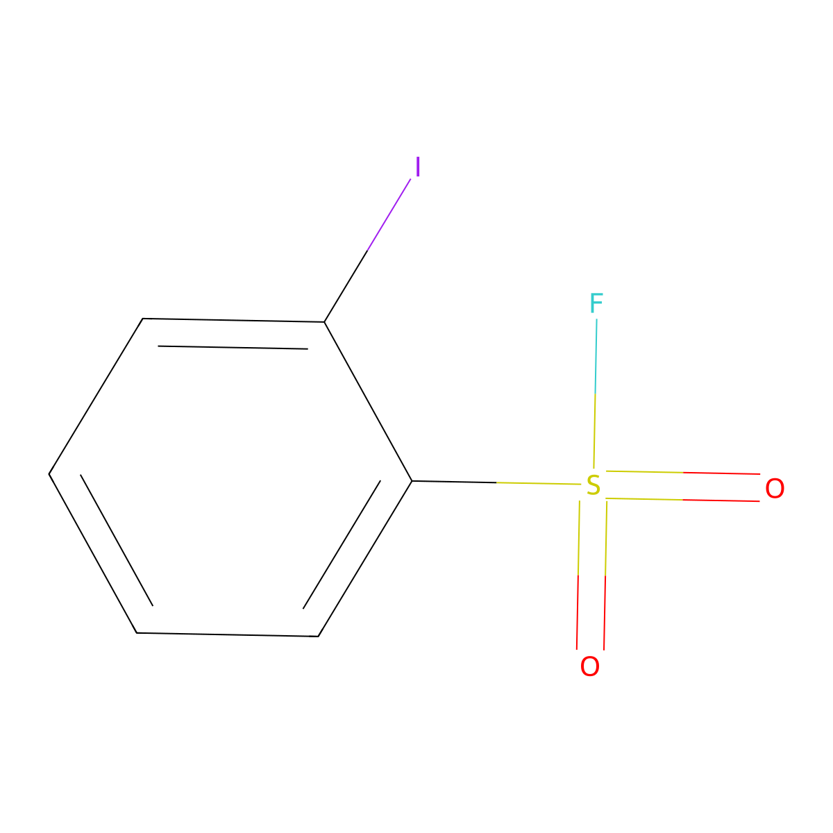 2-Iodobenzenesulfonyl fluoride molecular structure, CAS 2260936-68-1