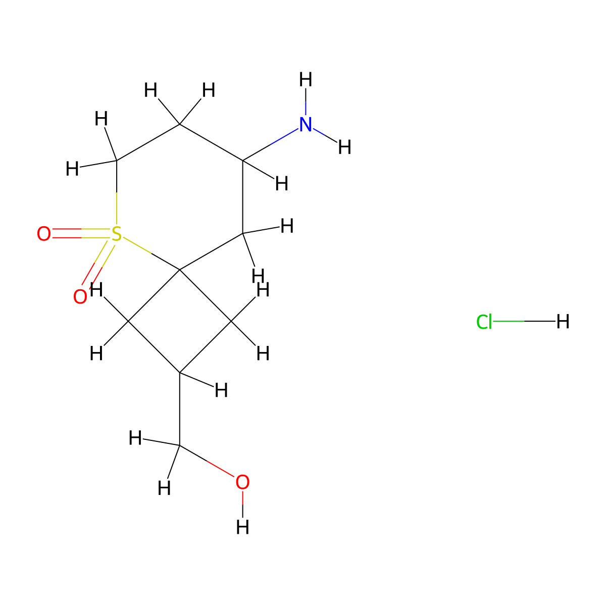 8-Amino-2-(hydroxymethyl)-5lambda6-thiaspiro[3.5]nonane-5,5-dione hydrochloride molecular structure, CAS 2260936-82-9