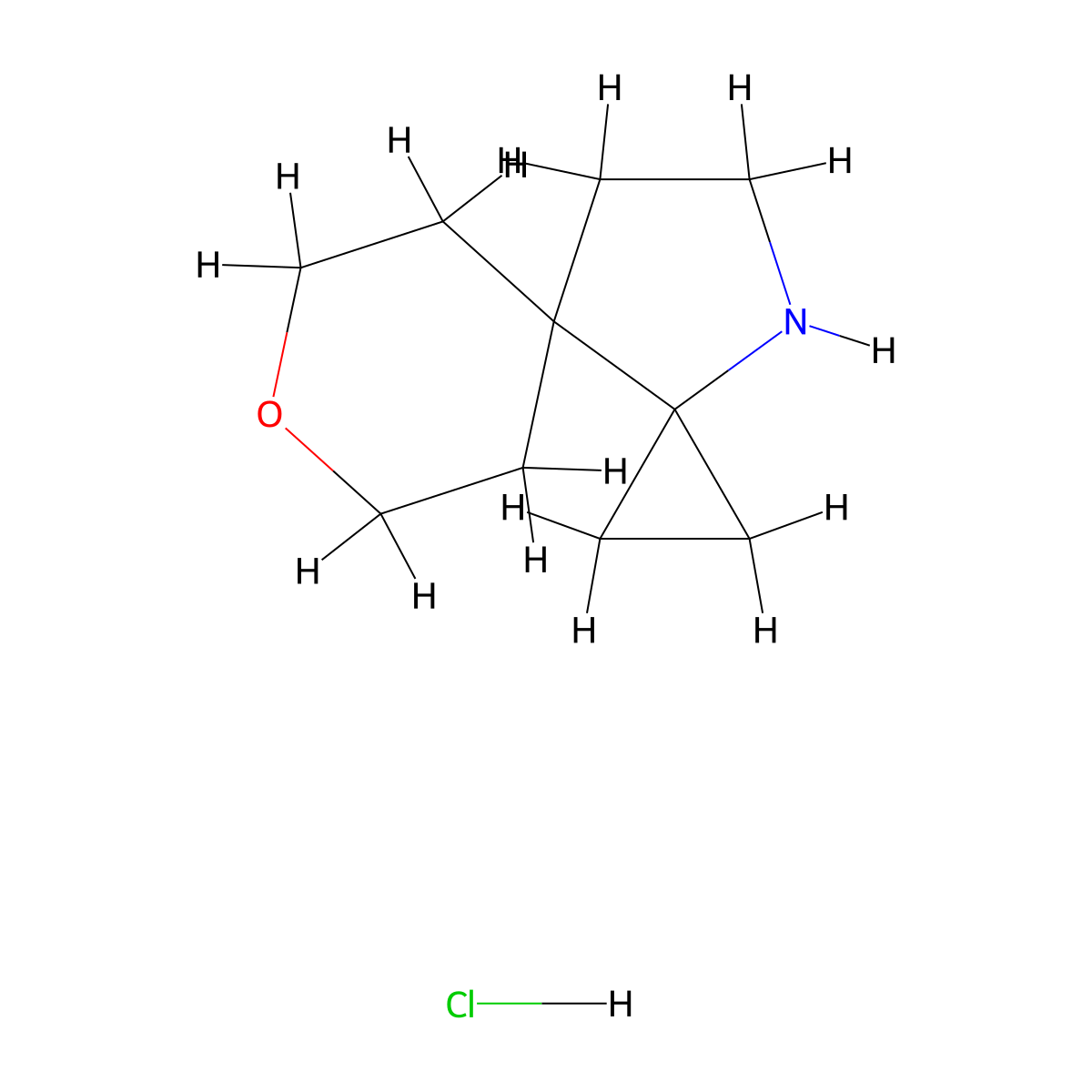 7-Oxa-12-azadispiro[2.0.54.33]dodecane;hydrochloride molecular structure, CAS 2260937-02-6