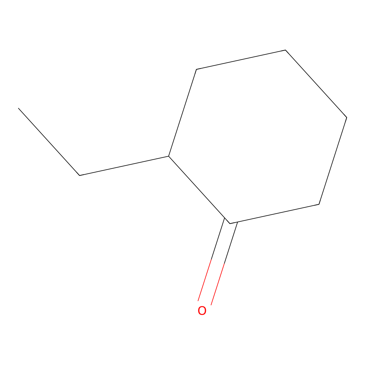 (2R)-2-ethylcyclohexan-1-one molecular structure, CAS 22617-19-2
