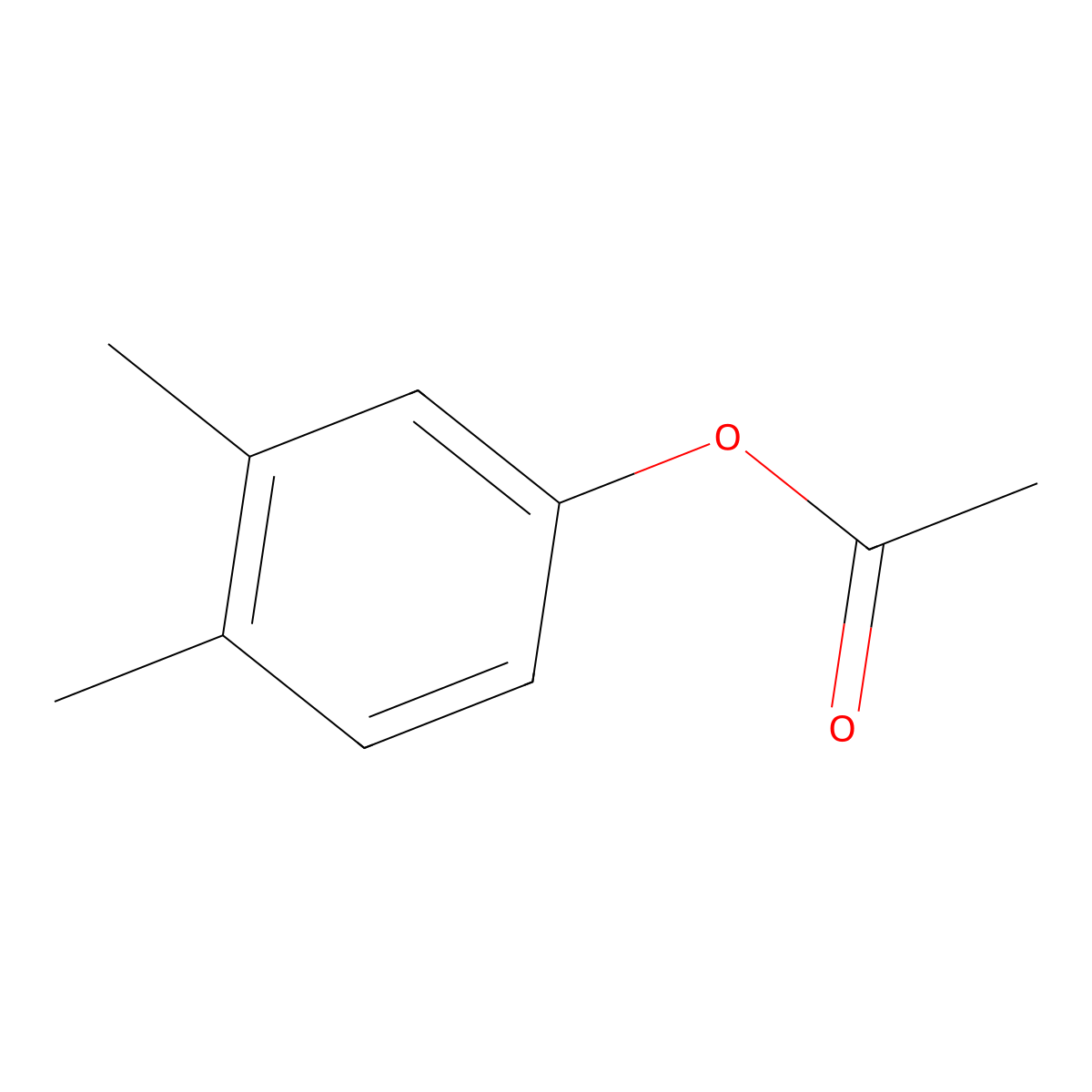 3,4-Xylyl acetate molecular structure, CAS 22618-23-1