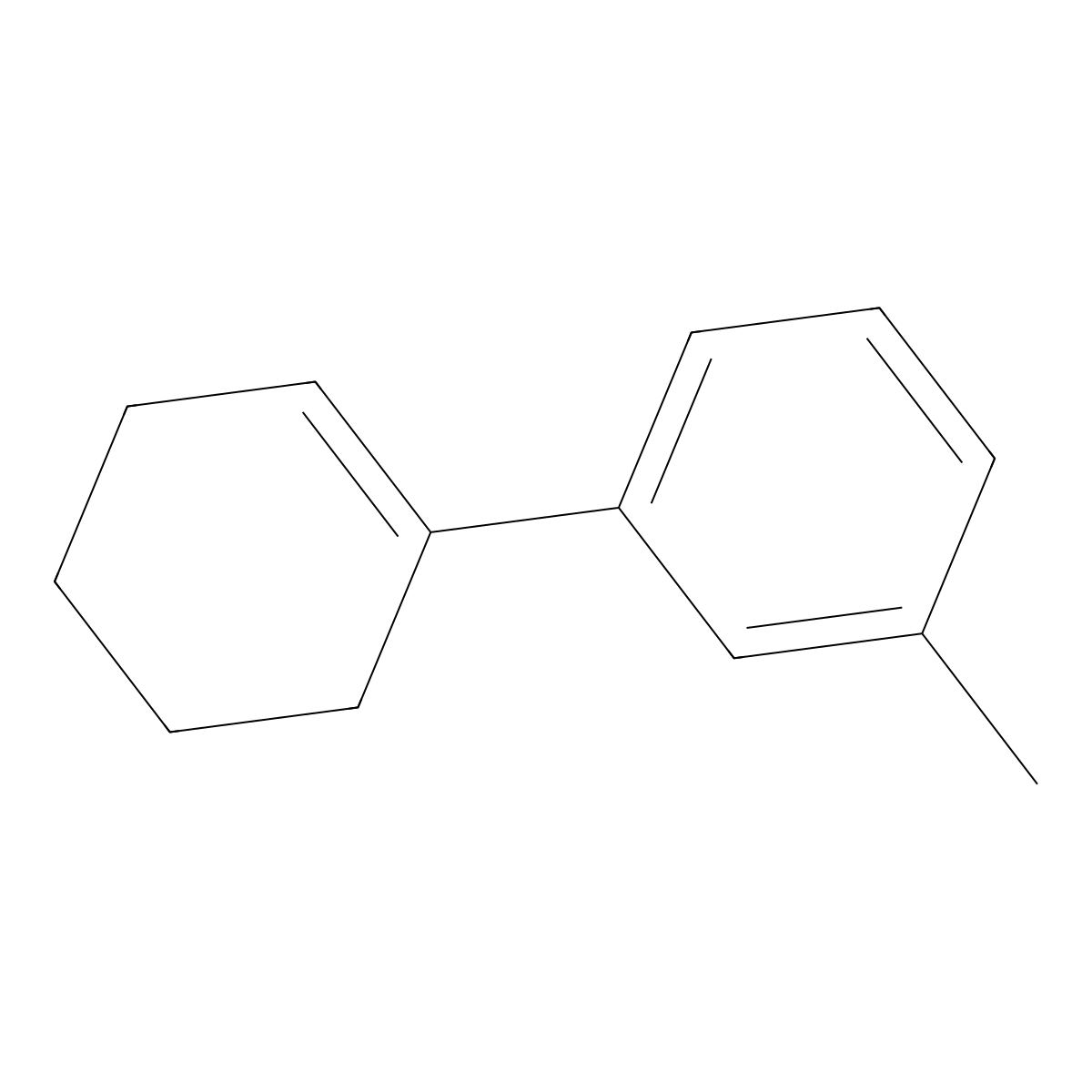 m-Cyclohexen-1-yltoluene molecular structure, CAS 22618-50-4