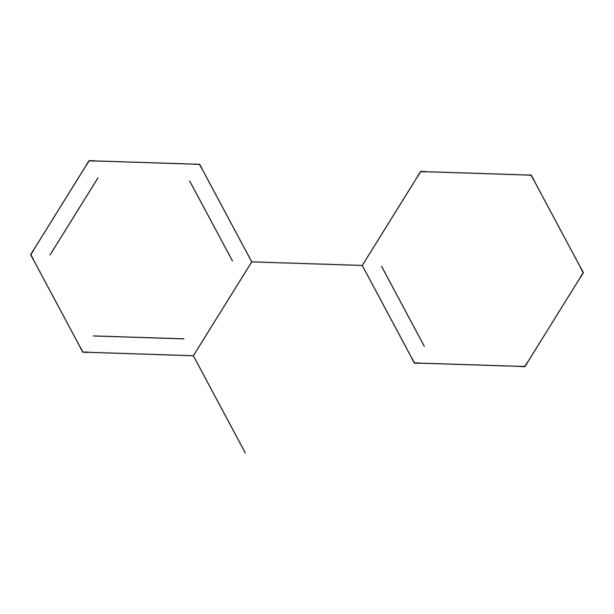 Cyclohexen-1-yltoluene molecular structure, CAS 22618-51-5