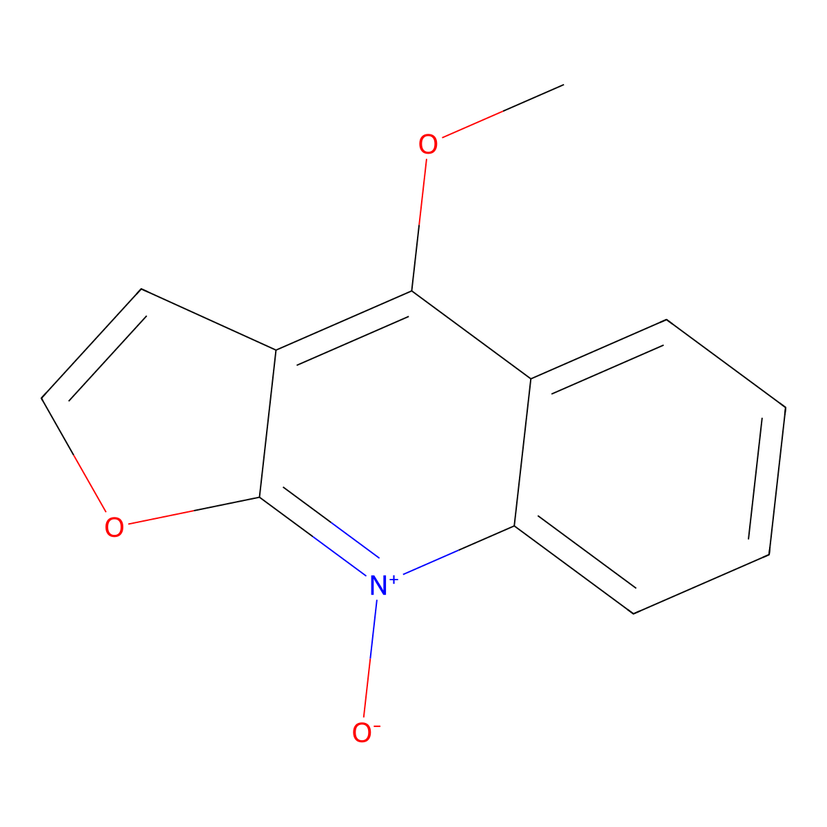 Dictamnine N-oxide molecular structure, CAS 226237-61-2