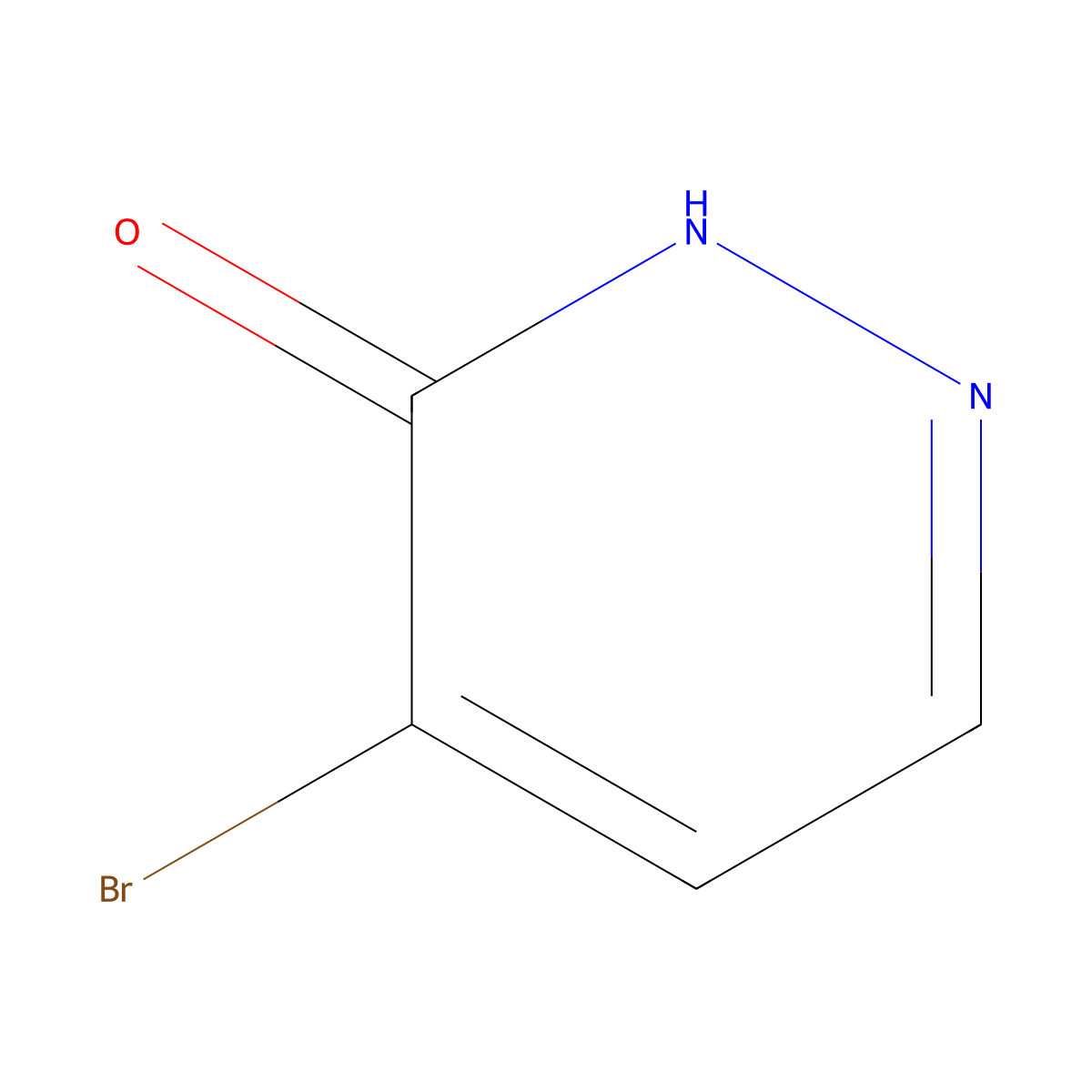 4-Bromopyridazin-3(2h)-one molecular structure, CAS 22626-56-8