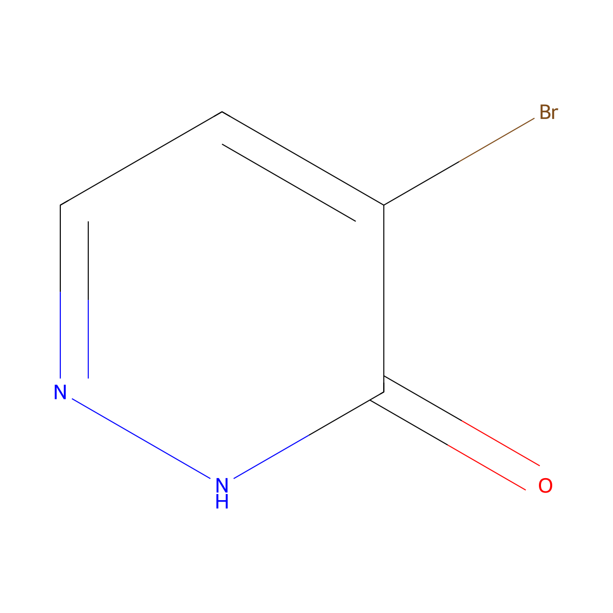 4-Bromopyridazin-3(2h)-one molecular structure, CAS 22626-56-8