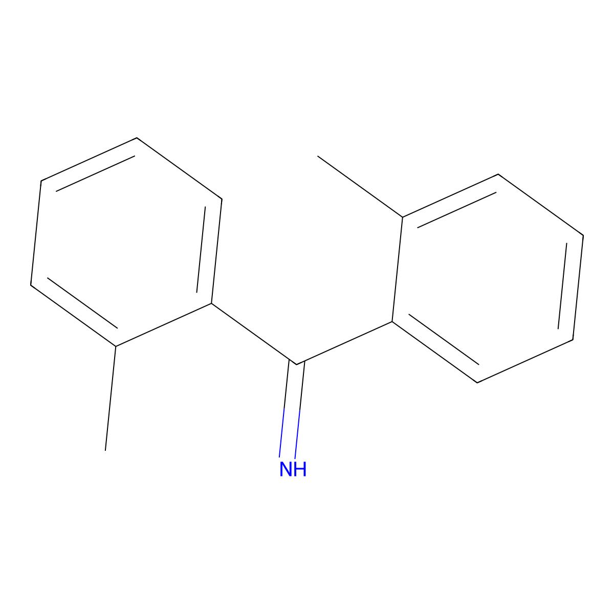 O,O'-Dimethylbenzophenoneimine molecular structure, CAS 22627-01-6
